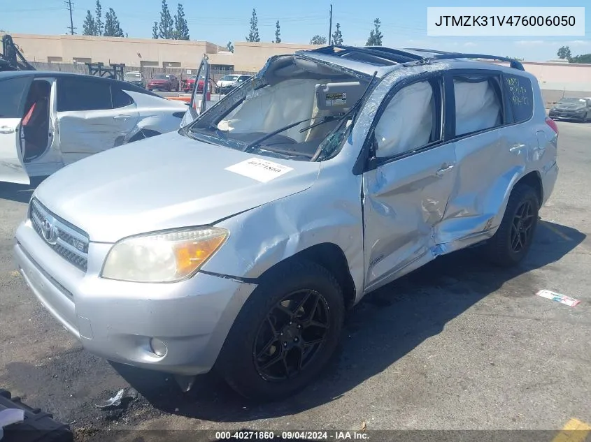 2007 Toyota Rav4 Limited V6 VIN: JTMZK31V476006050 Lot: 40271860