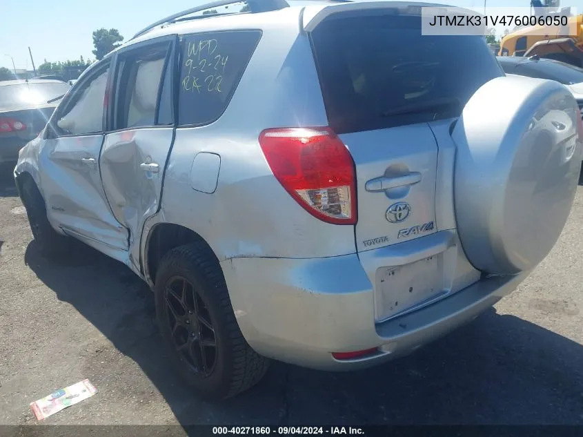 JTMZK31V476006050 2007 Toyota Rav4 Limited V6