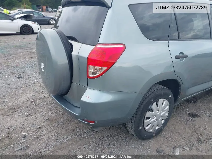 2007 Toyota Rav4 VIN: JTMZD33V475072739 Lot: 40278357