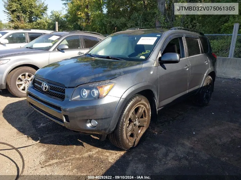 2007 Toyota Rav4 Sport VIN: JTMBD32V075061305 Lot: 40292622