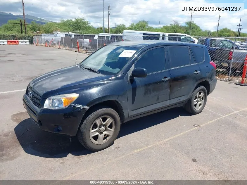 2007 Toyota Rav4 VIN: JTMZD33V976041237 Lot: 40315388