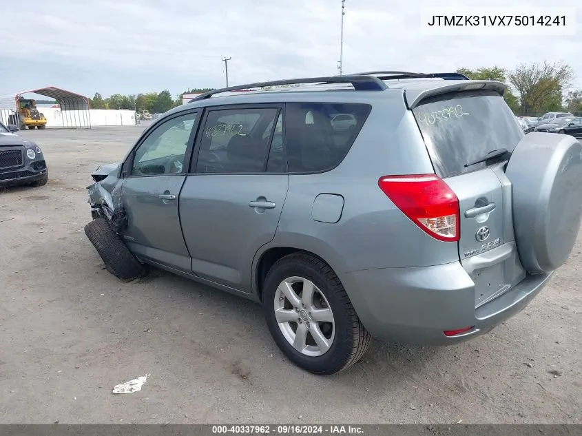 2007 Toyota Rav4 Limited V6 VIN: JTMZK31VX75014241 Lot: 40337962