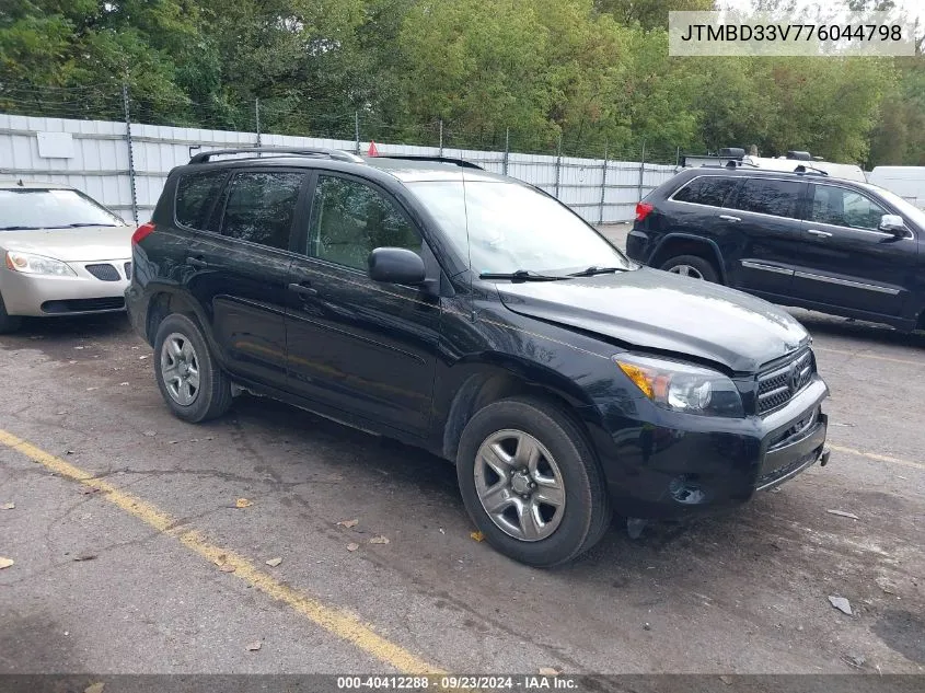 2007 Toyota Rav4 VIN: JTMBD33V776044798 Lot: 40412288