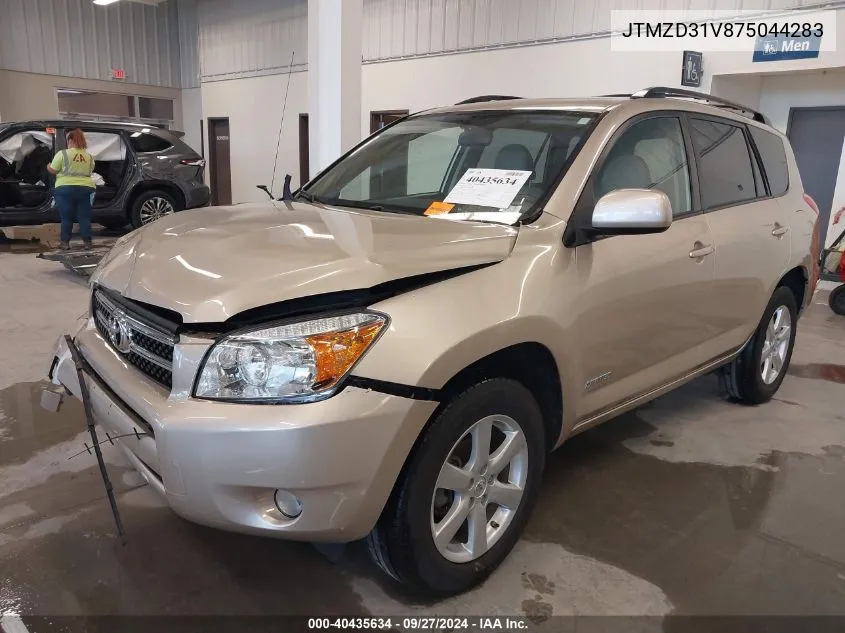 2007 Toyota Rav4 Limited VIN: JTMZD31V875044283 Lot: 40435634