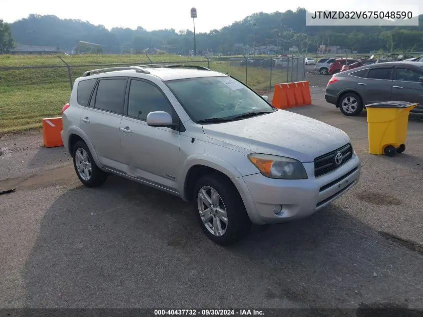 2007 Toyota Rav4 Sport VIN: JTMZD32V675048590 Lot: 40437732