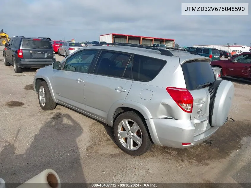 2007 Toyota Rav4 Sport VIN: JTMZD32V675048590 Lot: 40437732