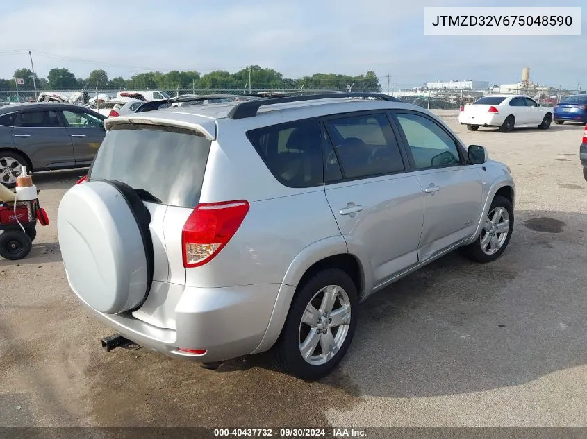 2007 Toyota Rav4 Sport VIN: JTMZD32V675048590 Lot: 40437732