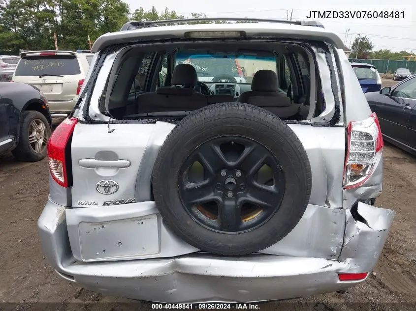 JTMZD33V076048481 2007 Toyota Rav4