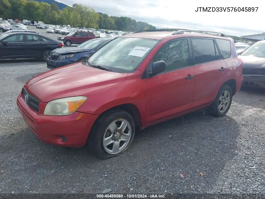 2007 Toyota Rav4 VIN: JTMZD33V576045897 Lot: 40459560