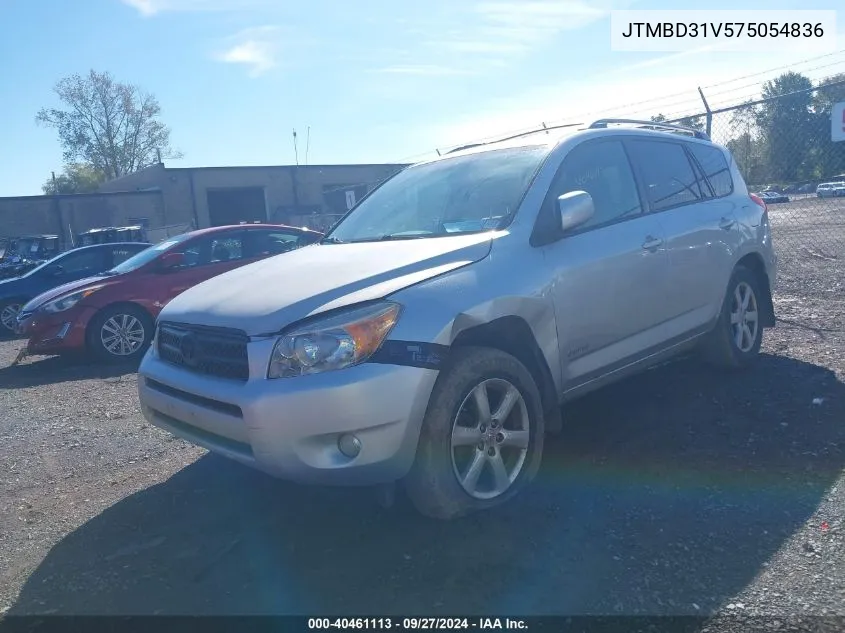 2007 Toyota Rav4 Limited VIN: JTMBD31V575054836 Lot: 40461113