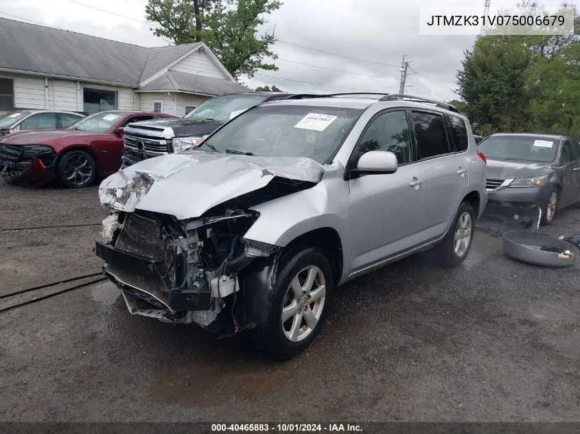 2007 Toyota Rav4 Limited VIN: JTMZK31V075006679 Lot: 40465883