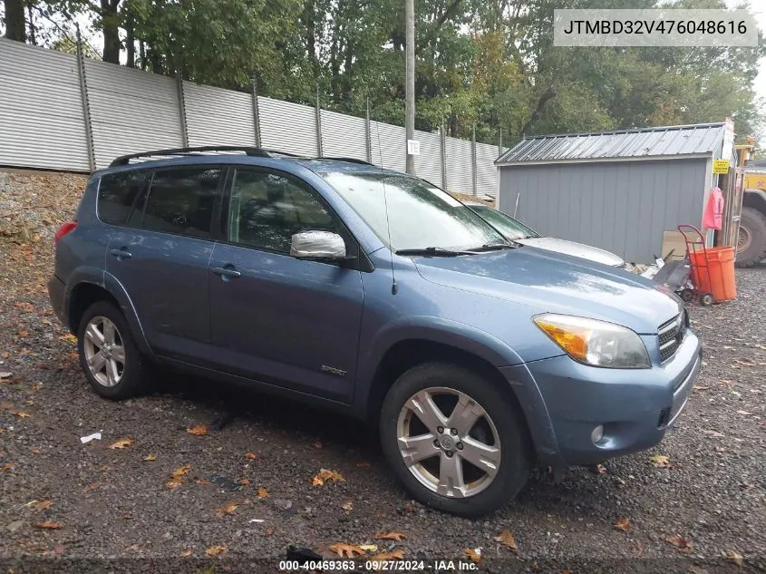 2007 Toyota Rav4 Sport VIN: JTMBD32V476048616 Lot: 40469363