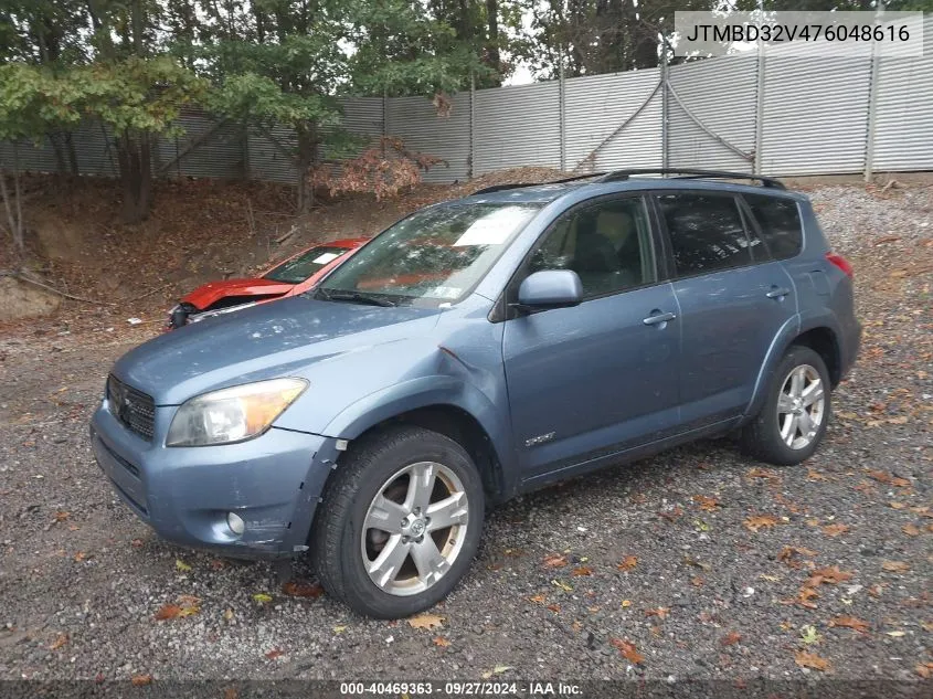 2007 Toyota Rav4 Sport VIN: JTMBD32V476048616 Lot: 40469363