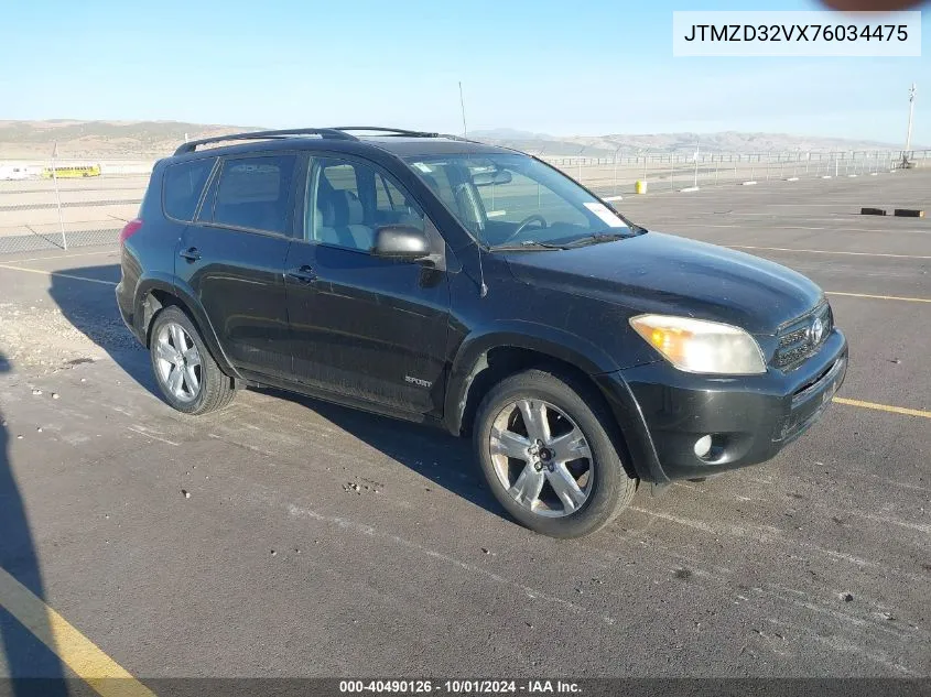 2007 Toyota Rav4 Sport VIN: JTMZD32VX76034475 Lot: 40490126