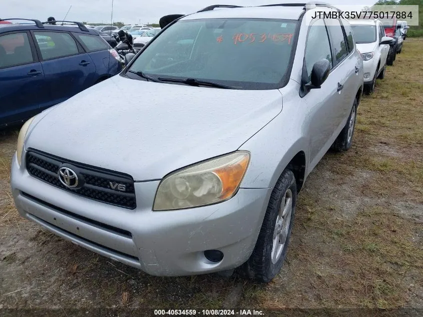 JTMBK35V775017884 2007 Toyota Rav4 Base V6