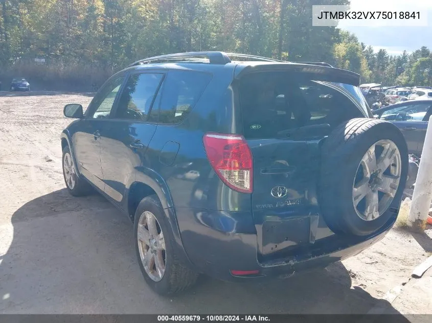 2007 Toyota Rav4 Sport V6 VIN: JTMBK32VX75018841 Lot: 40559679