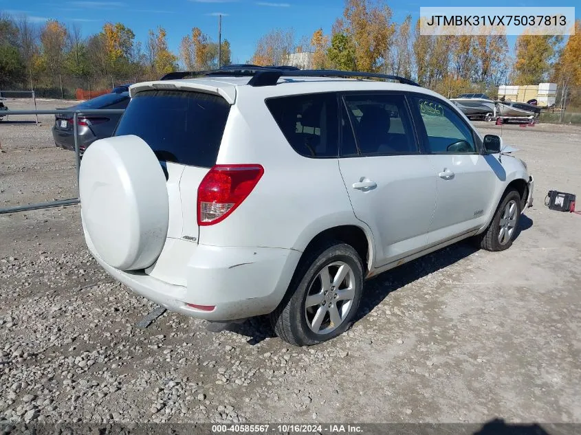 2007 Toyota Rav4 Limited V6 VIN: JTMBK31VX75037813 Lot: 40585567