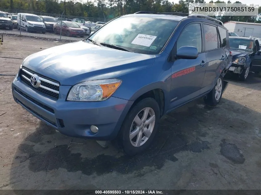 2007 Toyota Rav4 Limited VIN: JTMBD31V175085159 Lot: 40595503