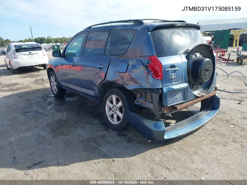 2007 Toyota Rav4 Limited VIN: JTMBD31V175085159 Lot: 40595503