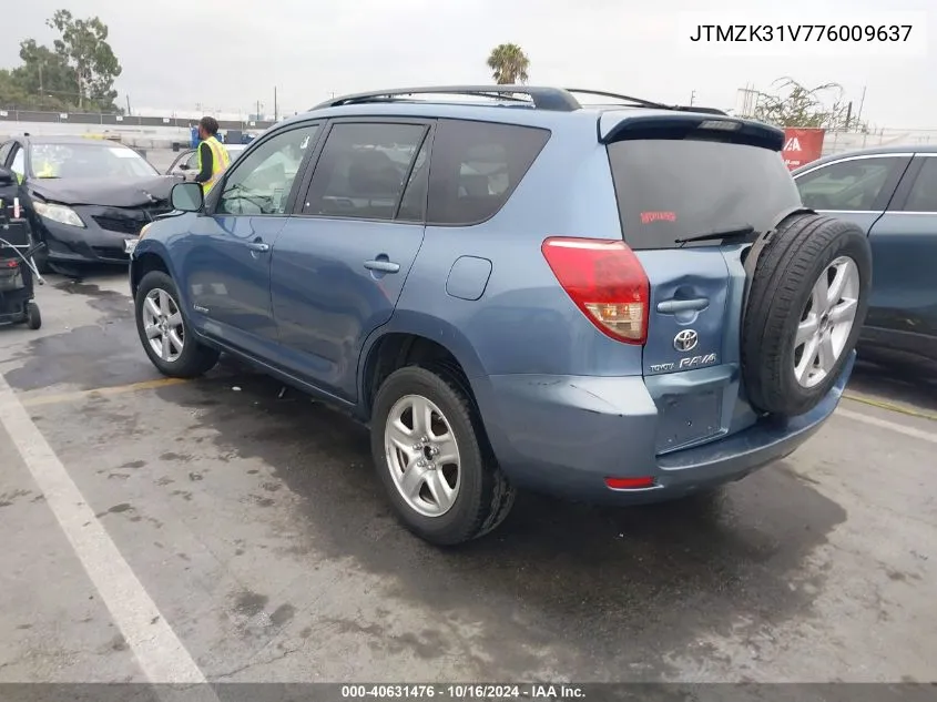 JTMZK31V776009637 2007 Toyota Rav4 Limited V6