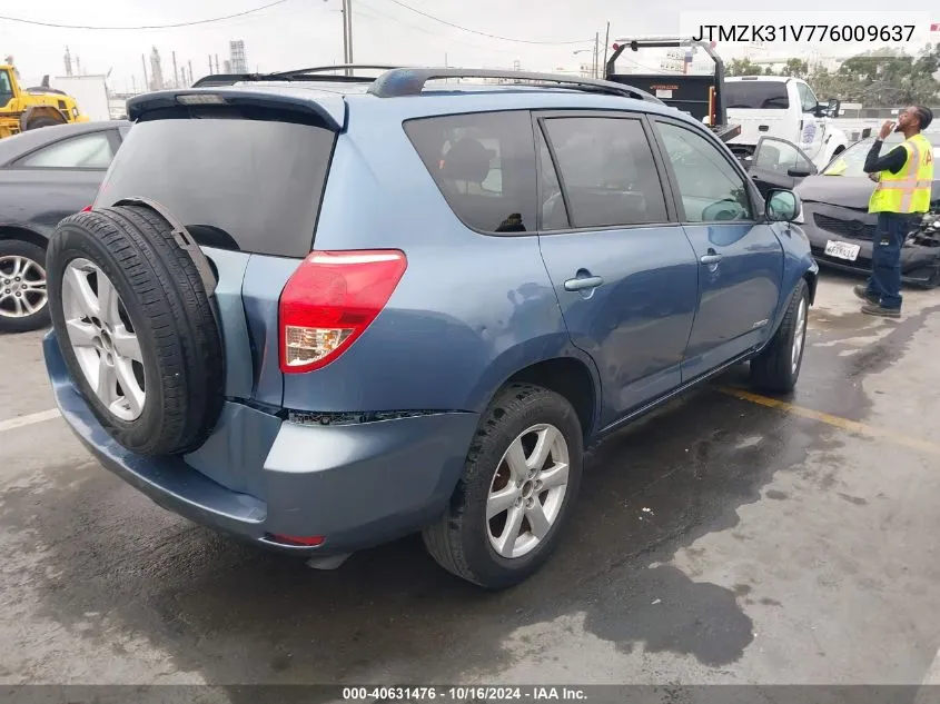 JTMZK31V776009637 2007 Toyota Rav4 Limited V6