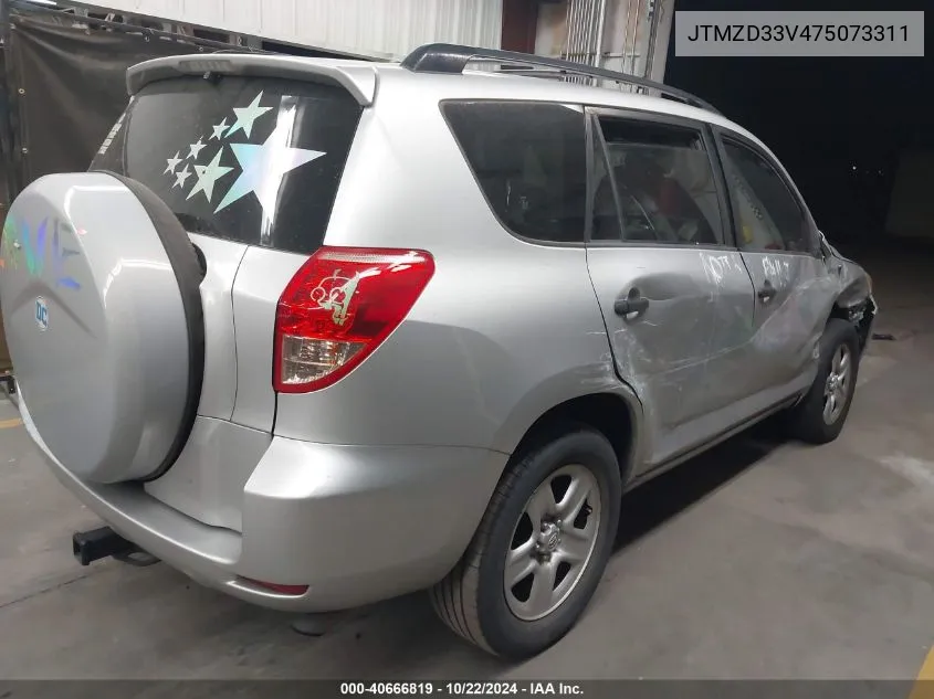 2007 Toyota Rav4 VIN: JTMZD33V475073311 Lot: 40666819