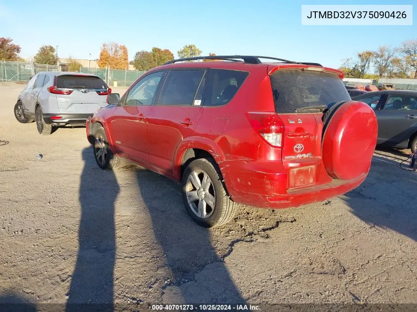 2007 Toyota Rav4 Sport VIN: JTMBD32V375090426 Lot: 40701273