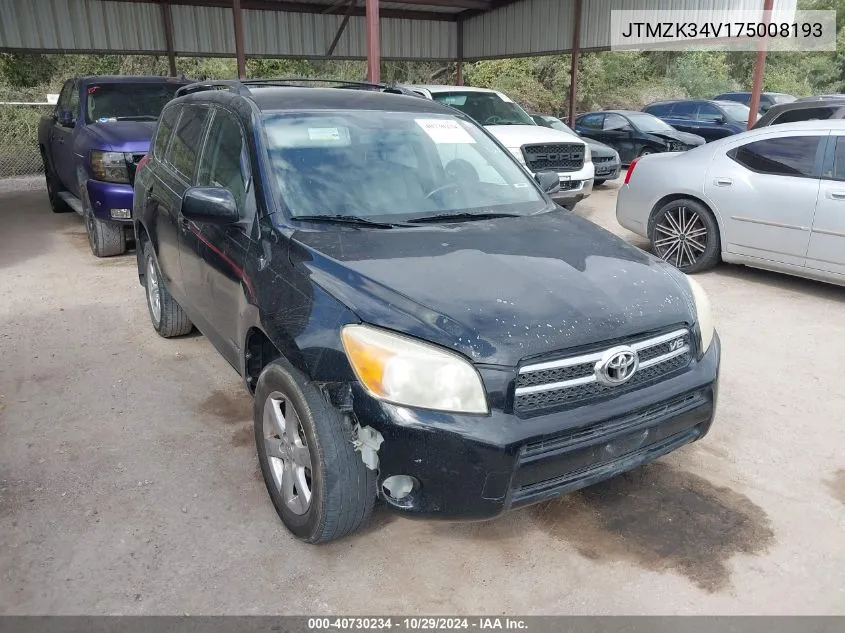 JTMZK34V175008193 2007 Toyota Rav4 Limited V6