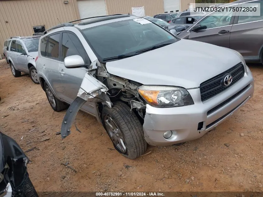 JTMZD32V175072800 2007 Toyota Rav4 Sport