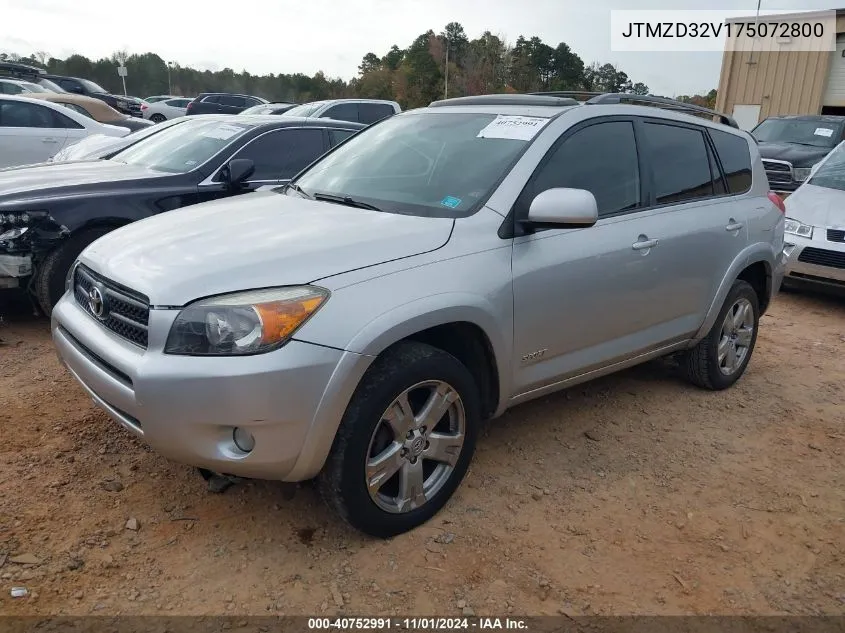 JTMZD32V175072800 2007 Toyota Rav4 Sport