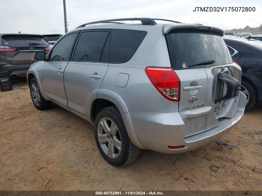 JTMZD32V175072800 2007 Toyota Rav4 Sport