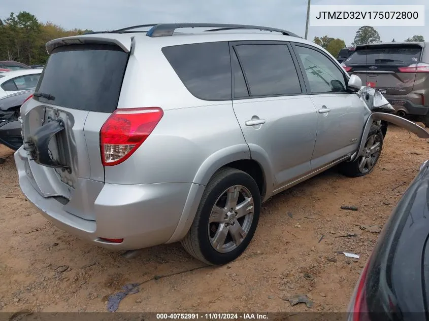 JTMZD32V175072800 2007 Toyota Rav4 Sport