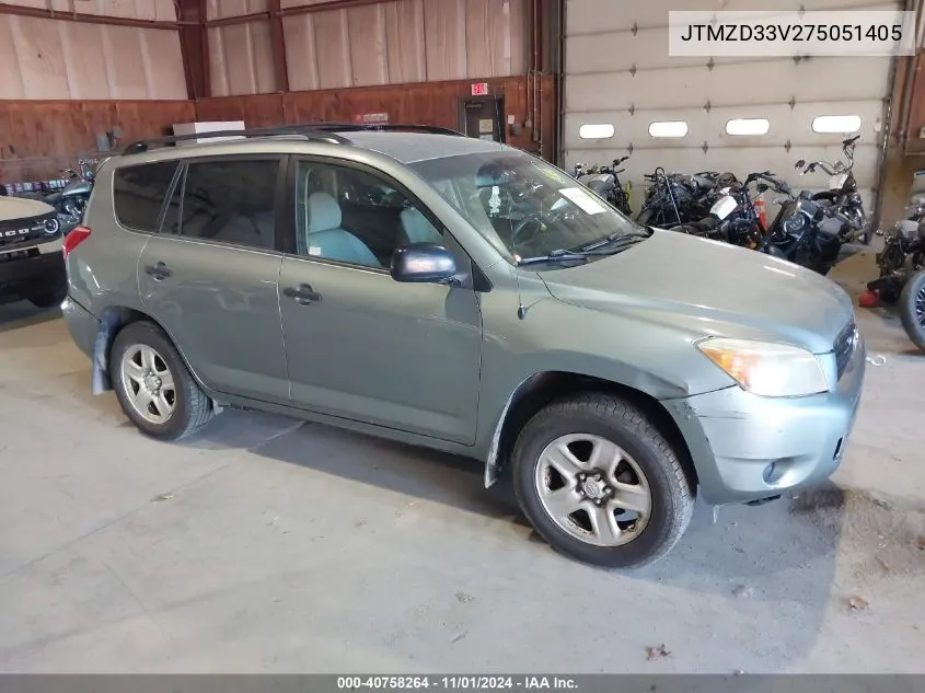 2007 Toyota Rav4 VIN: JTMZD33V275051405 Lot: 40758264