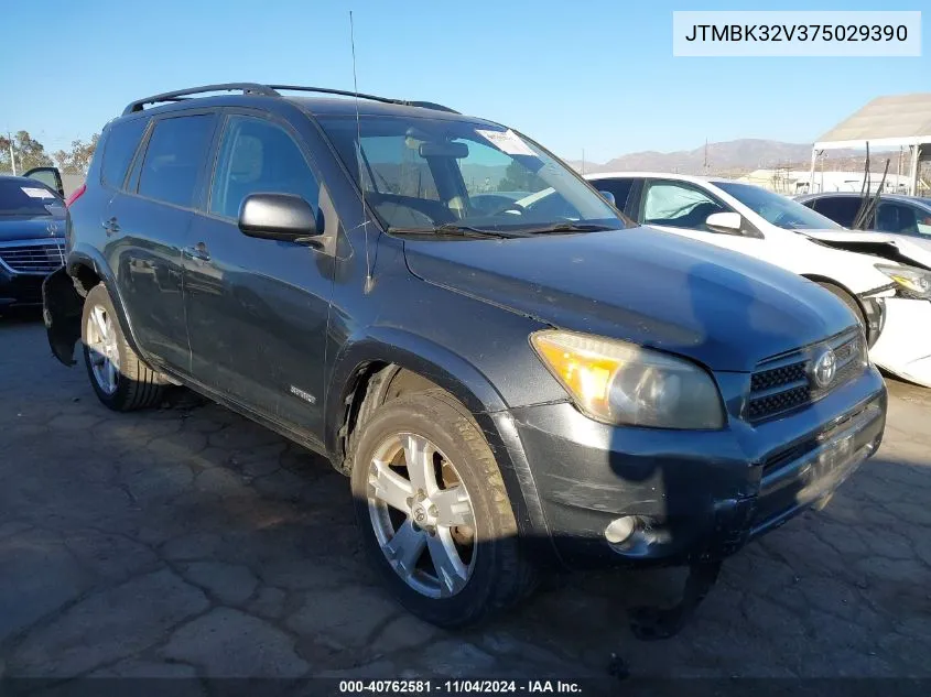 2007 Toyota Rav4 Sport V6 VIN: JTMBK32V375029390 Lot: 40762581