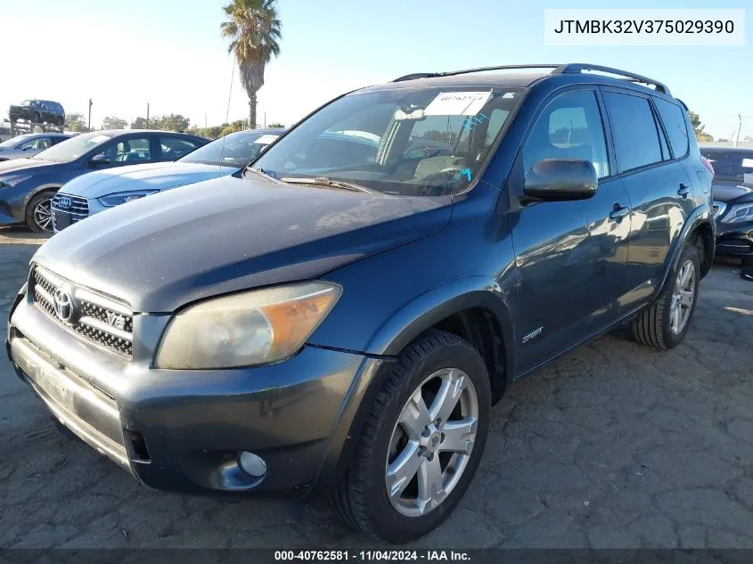 2007 Toyota Rav4 Sport V6 VIN: JTMBK32V375029390 Lot: 40762581