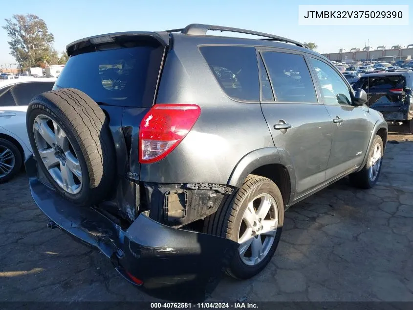 2007 Toyota Rav4 Sport V6 VIN: JTMBK32V375029390 Lot: 40762581