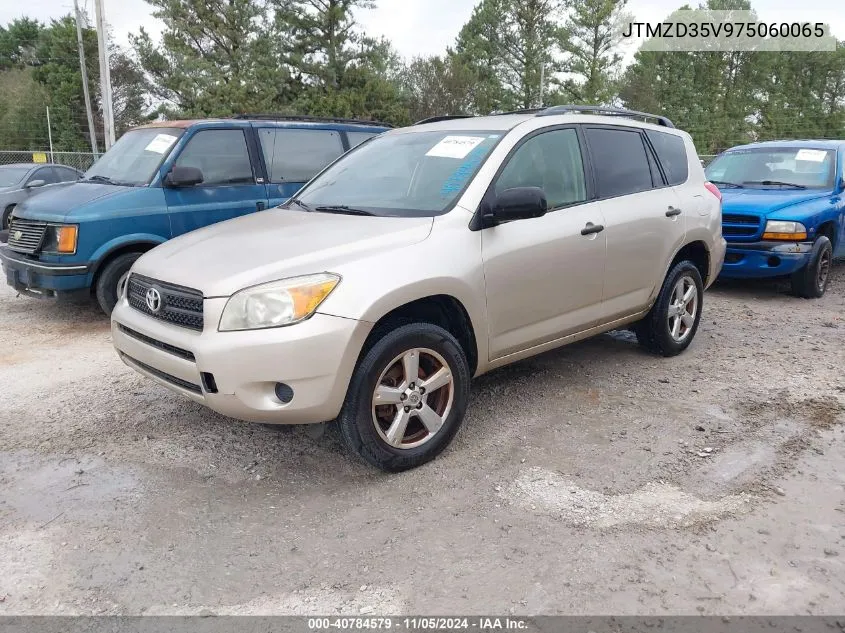 2007 Toyota Rav4 VIN: JTMZD35V975060065 Lot: 40784579