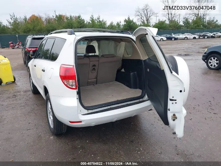 2007 Toyota Rav4 VIN: JTMZD33V376047048 Lot: 40784822