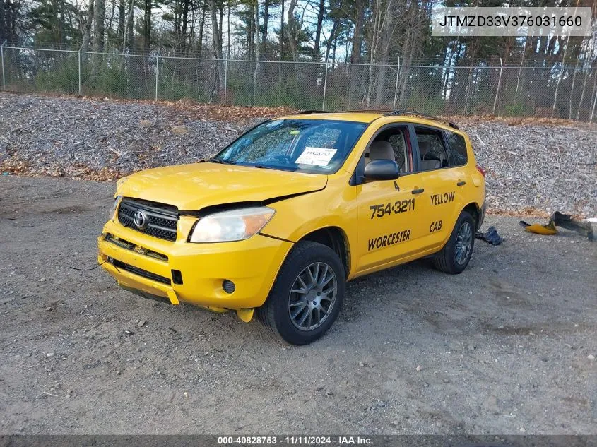 2007 Toyota Rav4 VIN: JTMZD33V376031660 Lot: 40828753