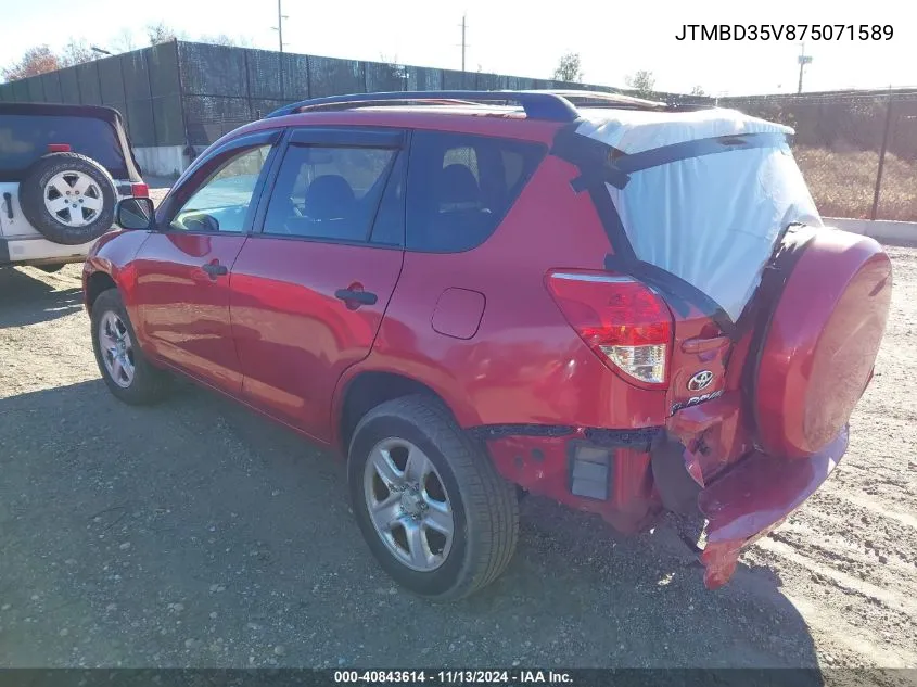 JTMBD35V875071589 2007 Toyota Rav4