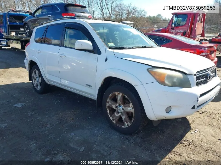 2007 Toyota Rav4 Sport VIN: JTMBD32V875059253 Lot: 40852087