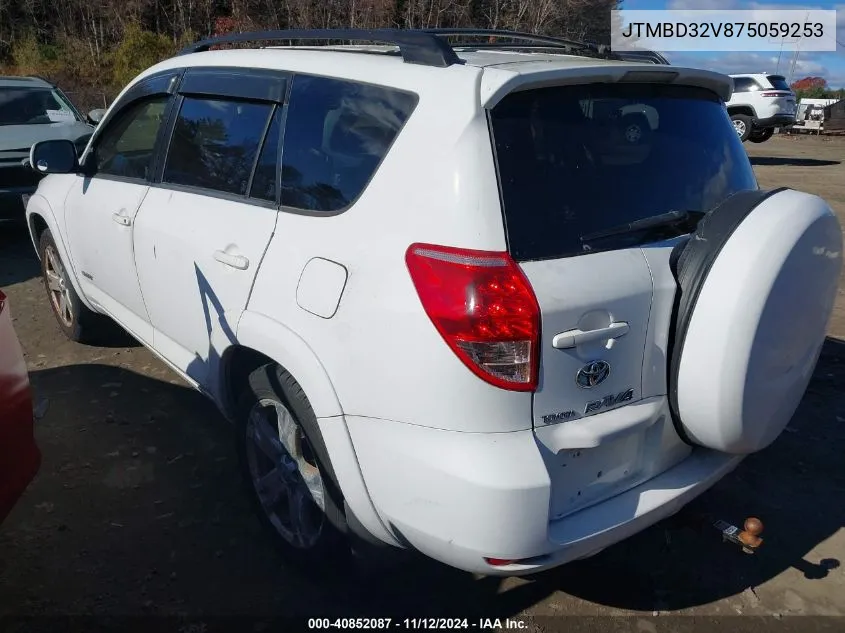 2007 Toyota Rav4 Sport VIN: JTMBD32V875059253 Lot: 40852087