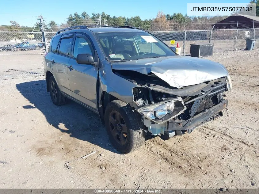 2007 Toyota Rav4 VIN: JTMBD35V575077138 Lot: 40856540