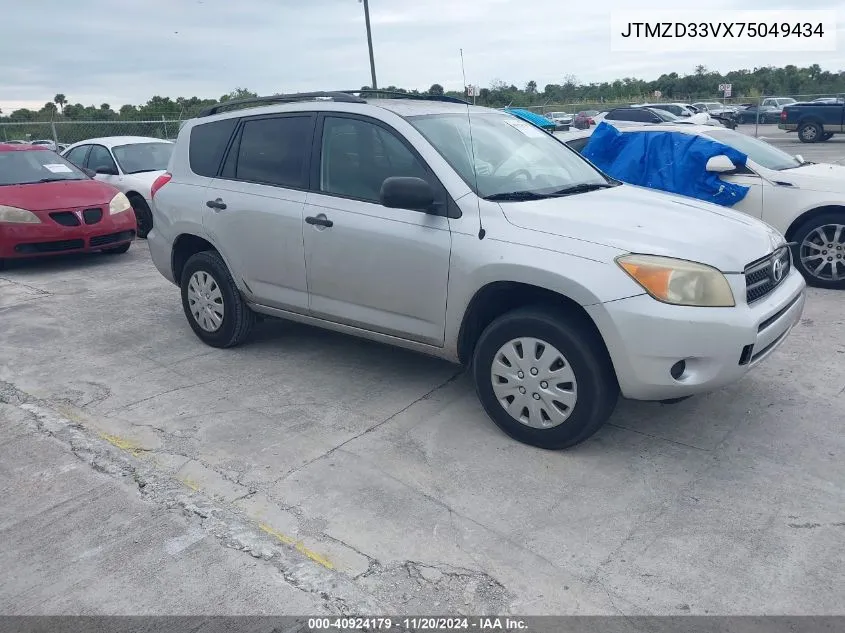 2007 Toyota Rav4 VIN: JTMZD33VX75049434 Lot: 40924179