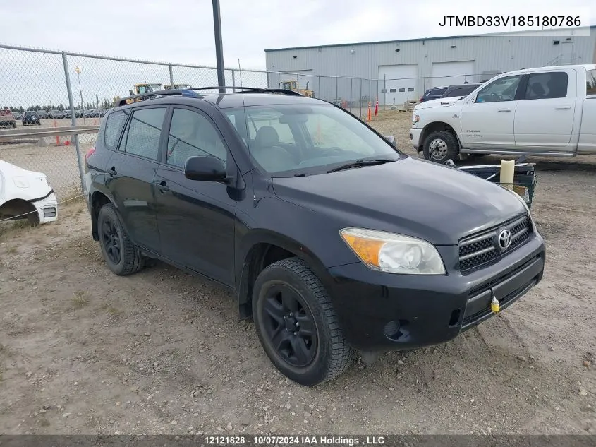 2008 Toyota Rav4 VIN: JTMBD33V185180786 Lot: 12121828