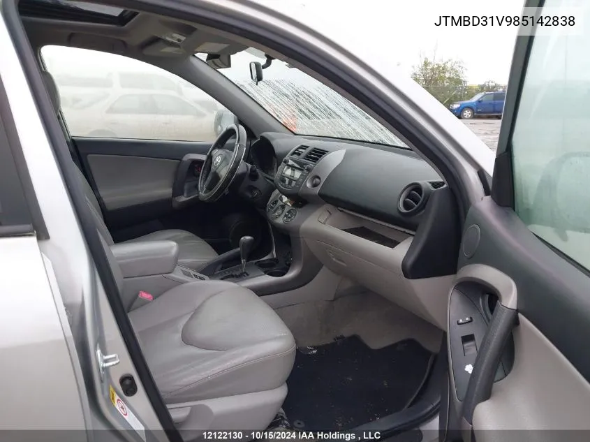 JTMBD31V985142838 2008 Toyota Rav4 Limited