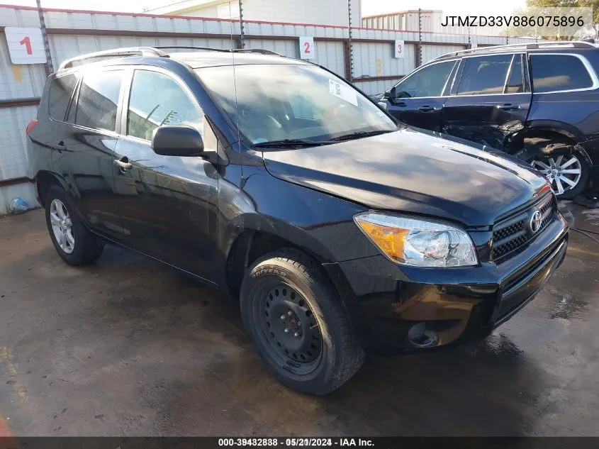 2008 Toyota Rav4 VIN: JTMZD33V886075896 Lot: 39432838