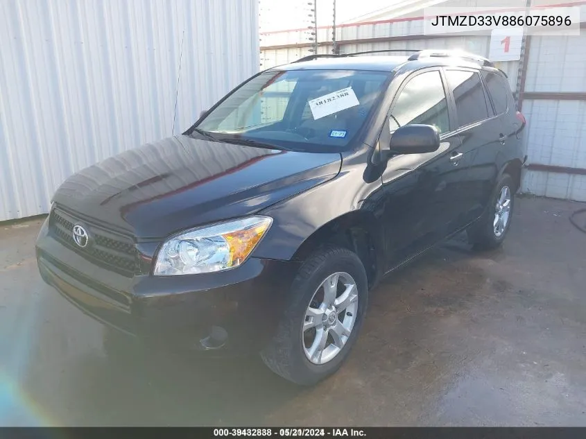 JTMZD33V886075896 2008 Toyota Rav4