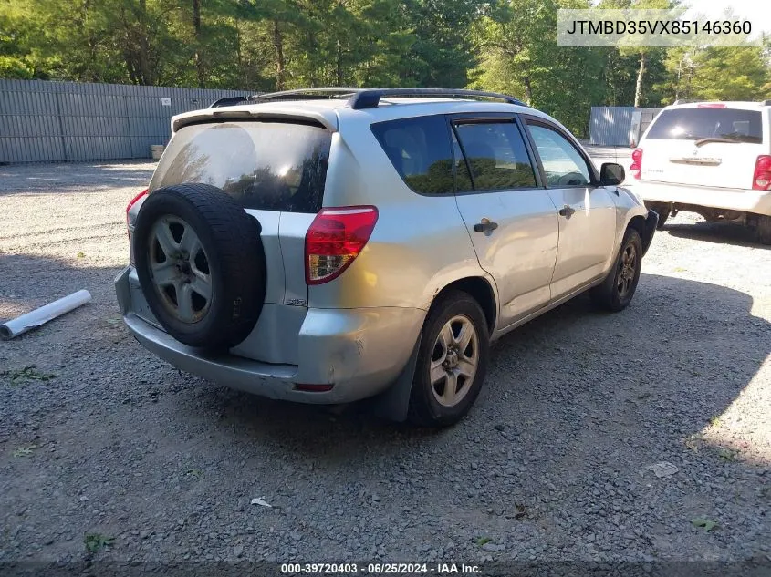 JTMBD35VX85146360 2008 Toyota Rav4