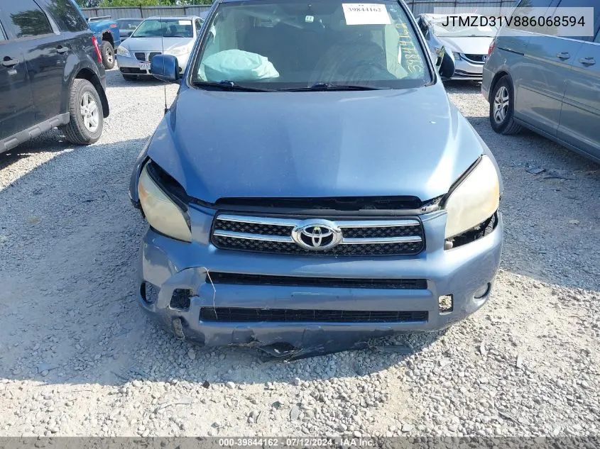 JTMZD31V886068594 2008 Toyota Rav4 Limited